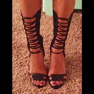 Gladiator high heel sandals size 6